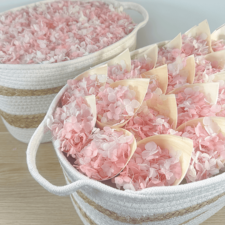 Biodegradable Confetti – Real Dried Flower Petal Wedding Confetti - Hugs & Kisses - Dried Flower Confetti - The Sprinkle Bar