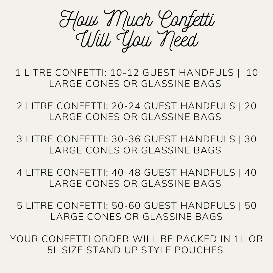 Biodegradable Confetti – Real Rose Petal Wedding Confetti - Loves Desire - Dried Flower Confetti - The Sprinkle Bar