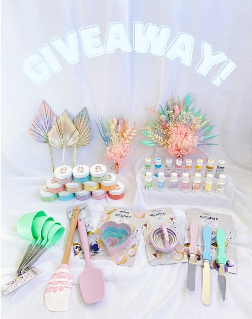 The Sprinkle Bar's BIG 6 GIVEAWAY - R A I N B O W  P A S T E L  -  CLOSED! Congrats @cookiemama_co 🎉✨