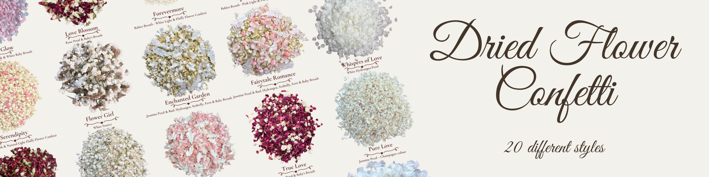 Bio Wedding confetti