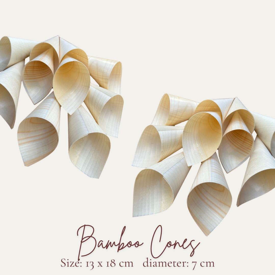 Confetti Cones in Packs of 10 - 50 for a Romantic and Elegant Wedding