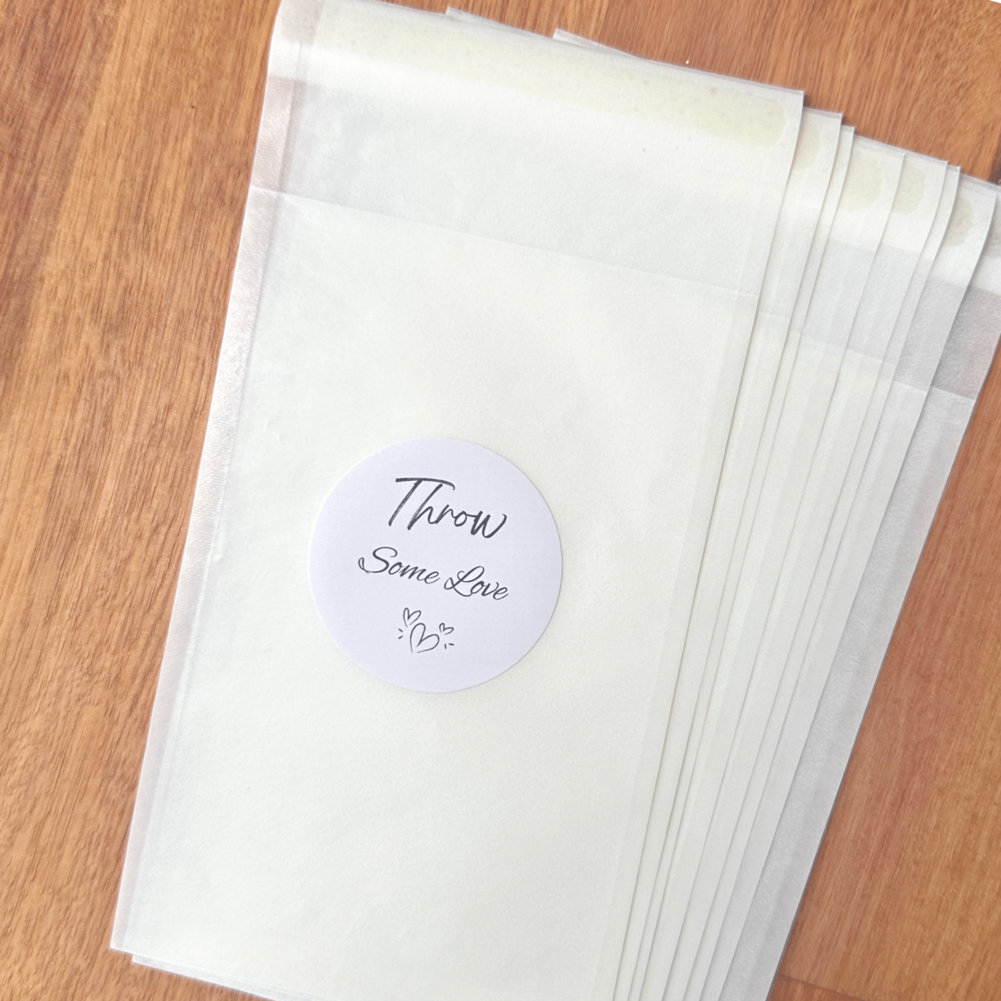 10 pack Confetti Bags with Two Label Options - Wedding confetti bags - The Sprinkle Bar