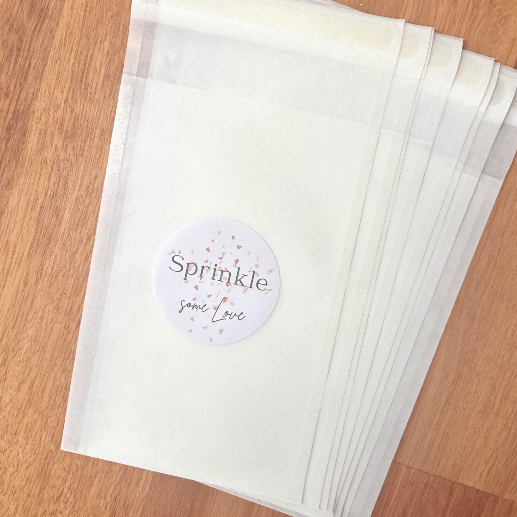 10 pack Confetti Bags with Two Label Options - Wedding confetti bags - The Sprinkle Bar