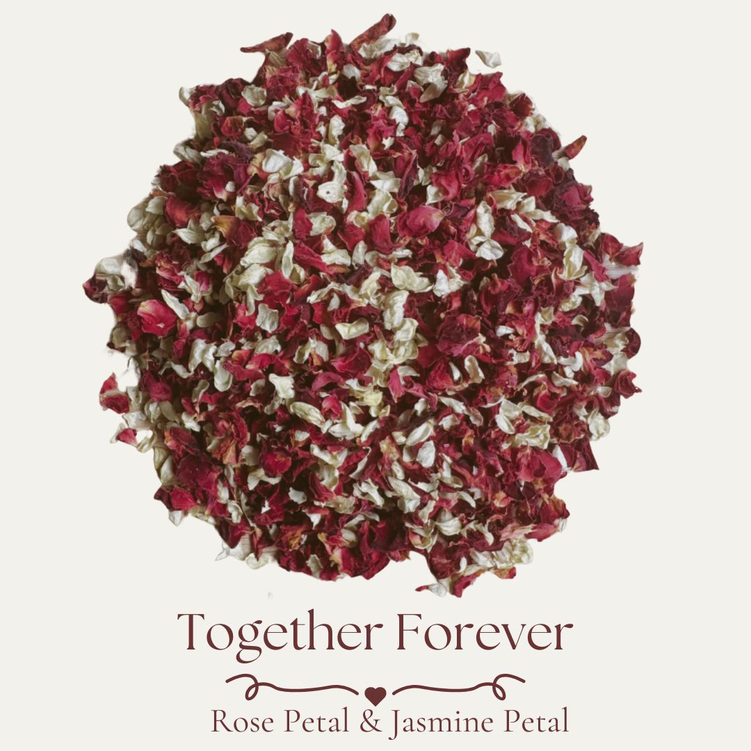 Dried Flower Confetti and Cones Bundle for Bride and Groom Exit Photo