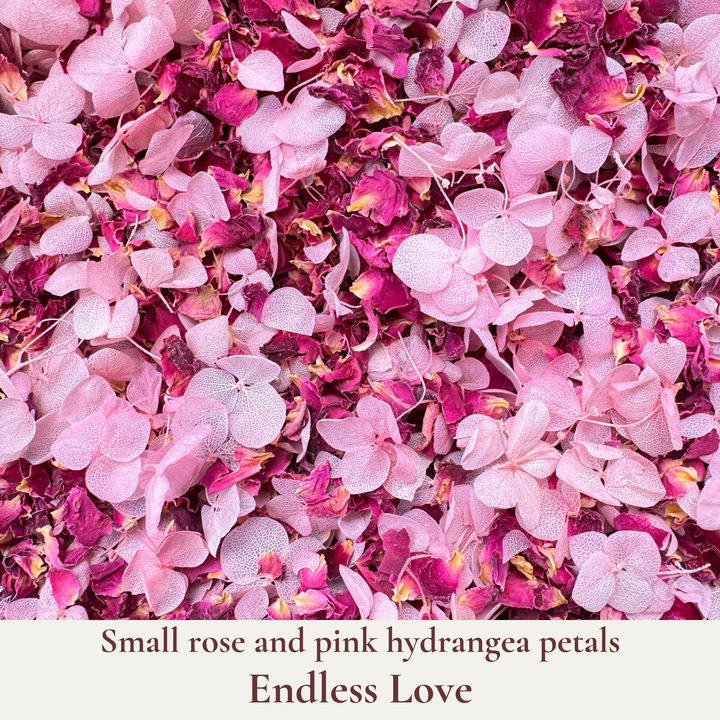 Biodegradable Wedding Confetti – Dried Flower Petal Confetti - Endless Love - Dried Flower Confetti - The Sprinkle Bar