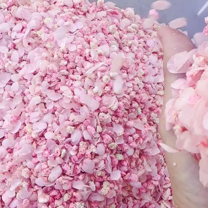 Dried Flowers Wedding Confetti – Blushing Glow
