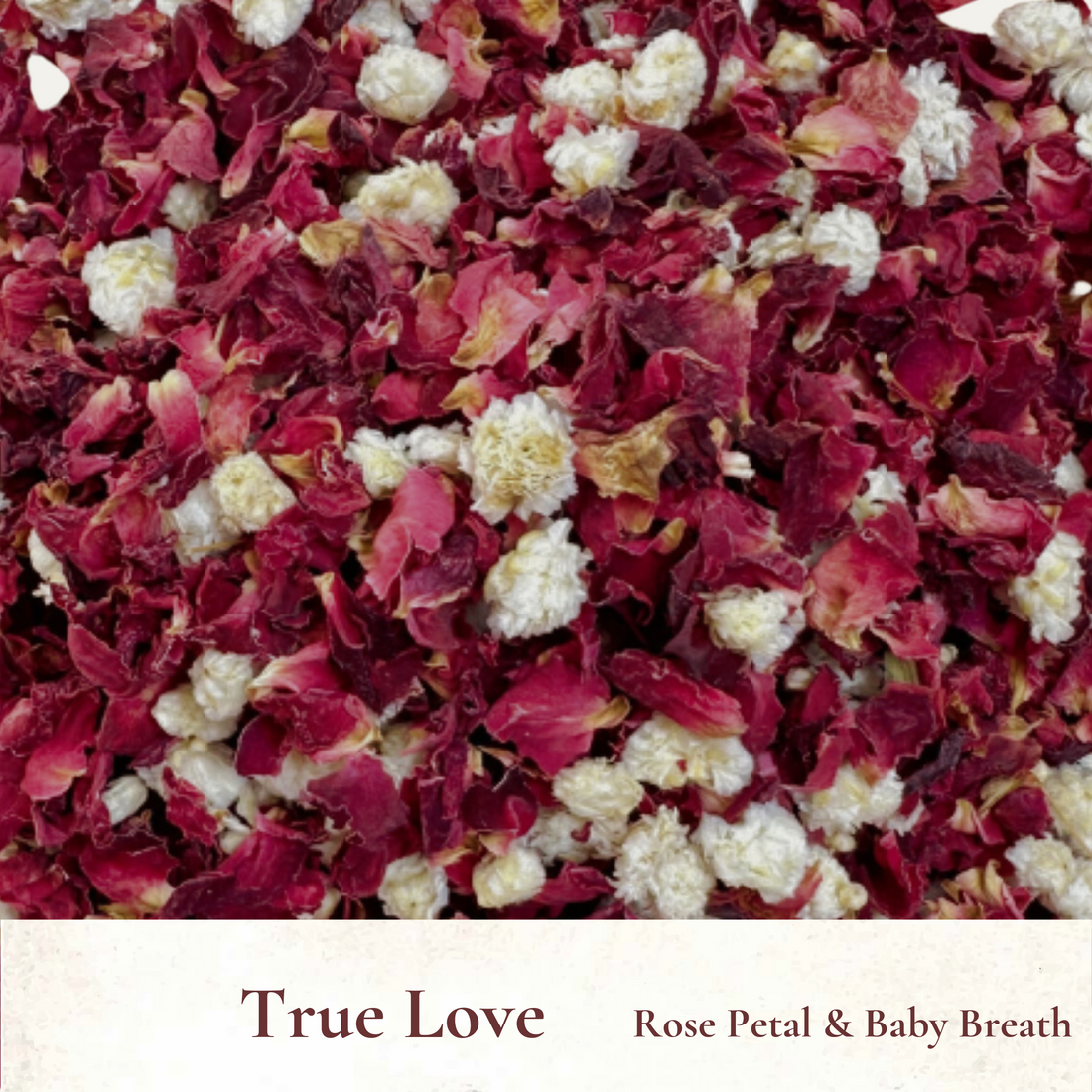 Dried Flowers Wedding Confetti – True Love
