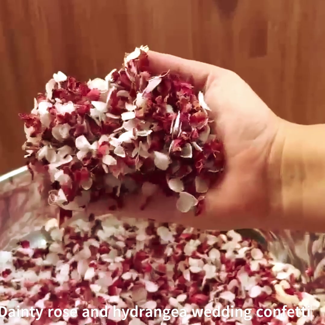 Dried Flowers Wedding Confetti – Eternal Love - Wedding Aisle Decoration