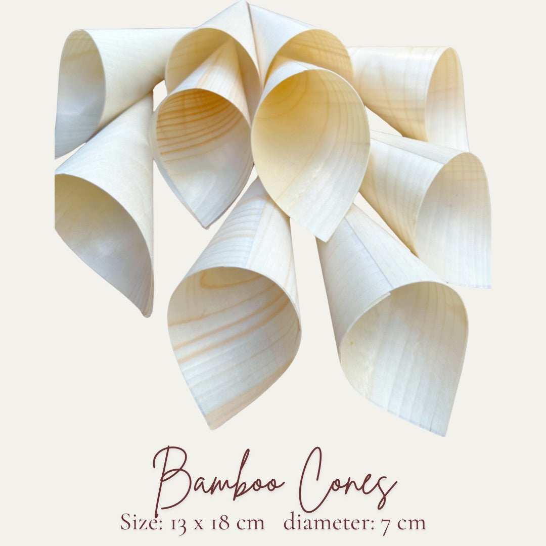 Confetti Cones in Packs of 10 - 50 for a Romantic and Elegant Wedding