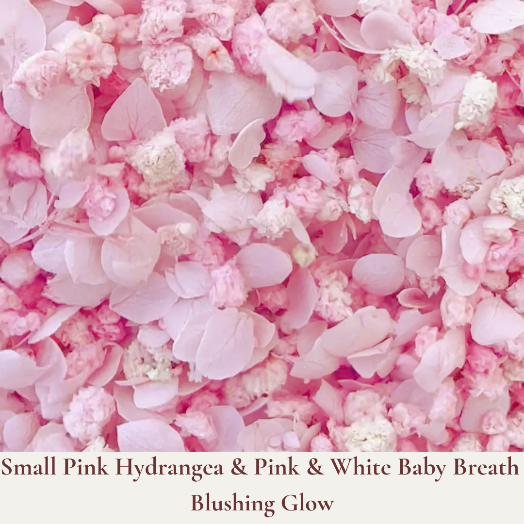 Dried Flowers Wedding Confetti – Blushing Glow