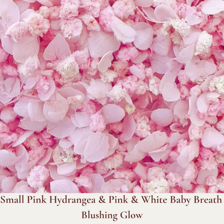 Dried Flowers Wedding Confetti – Blushing Glow
