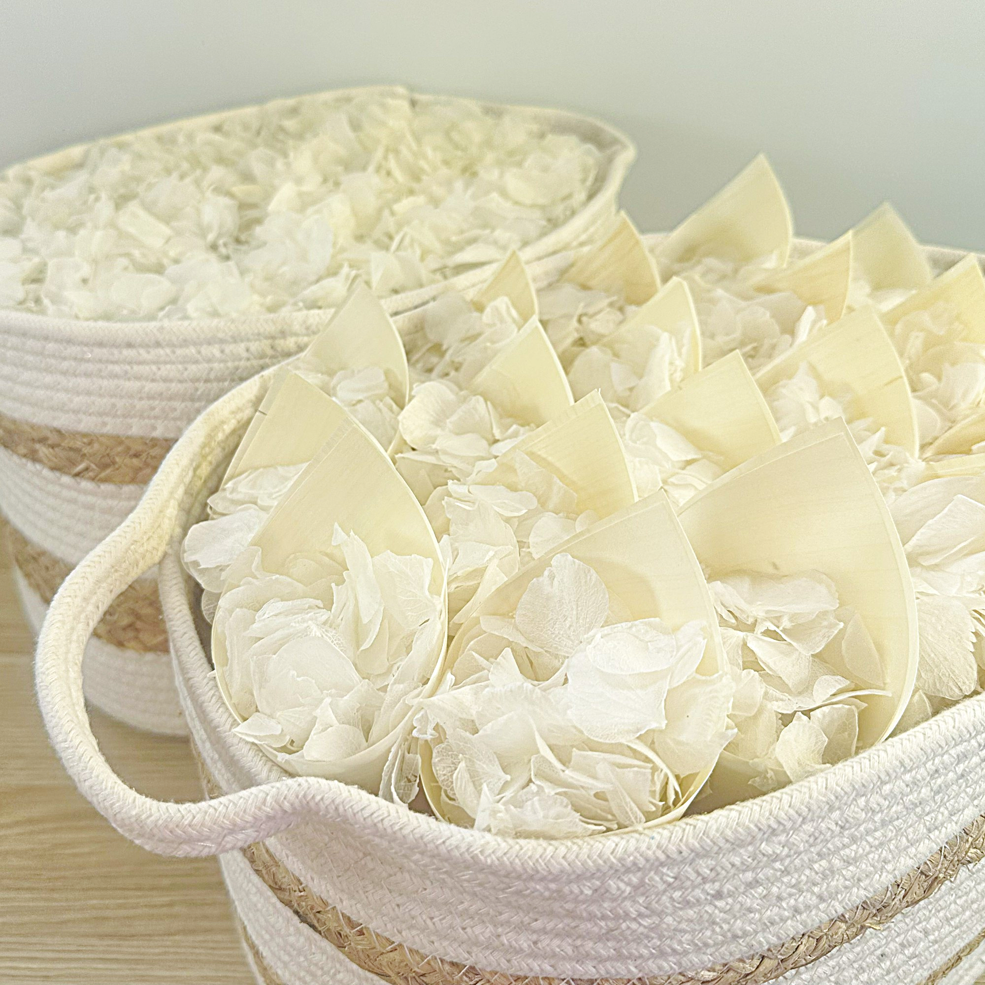 Biodegradable Wedding Confetti – Dried Flower Petal Confetti - Pure Elegance - Dried Flower Confetti - The Sprinkle Bar