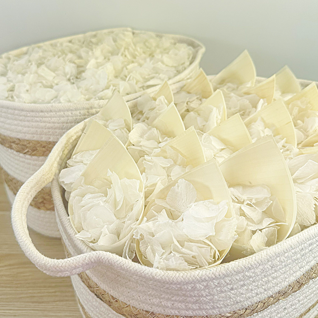Biodegradable Wedding Confetti – Dried Flower Petal Confetti - Pure Elegance - Dried Flower Confetti - The Sprinkle Bar