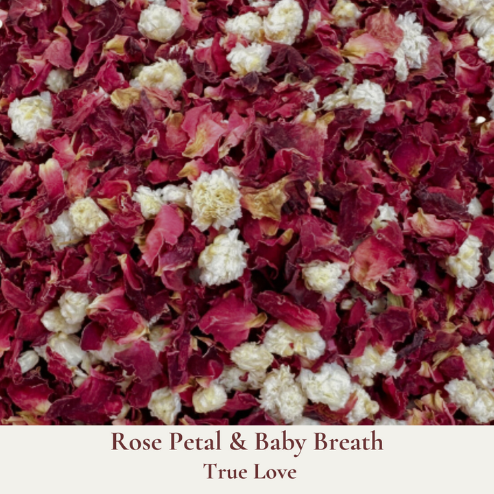 Dried Flowers Wedding Confetti – True Love