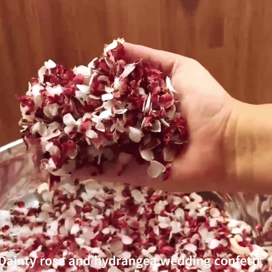 Biodegradable Confetti – Real Dried Flower Petal Wedding Confetti - Eternal Love - Dried Flower Confetti - The Sprinkle Bar