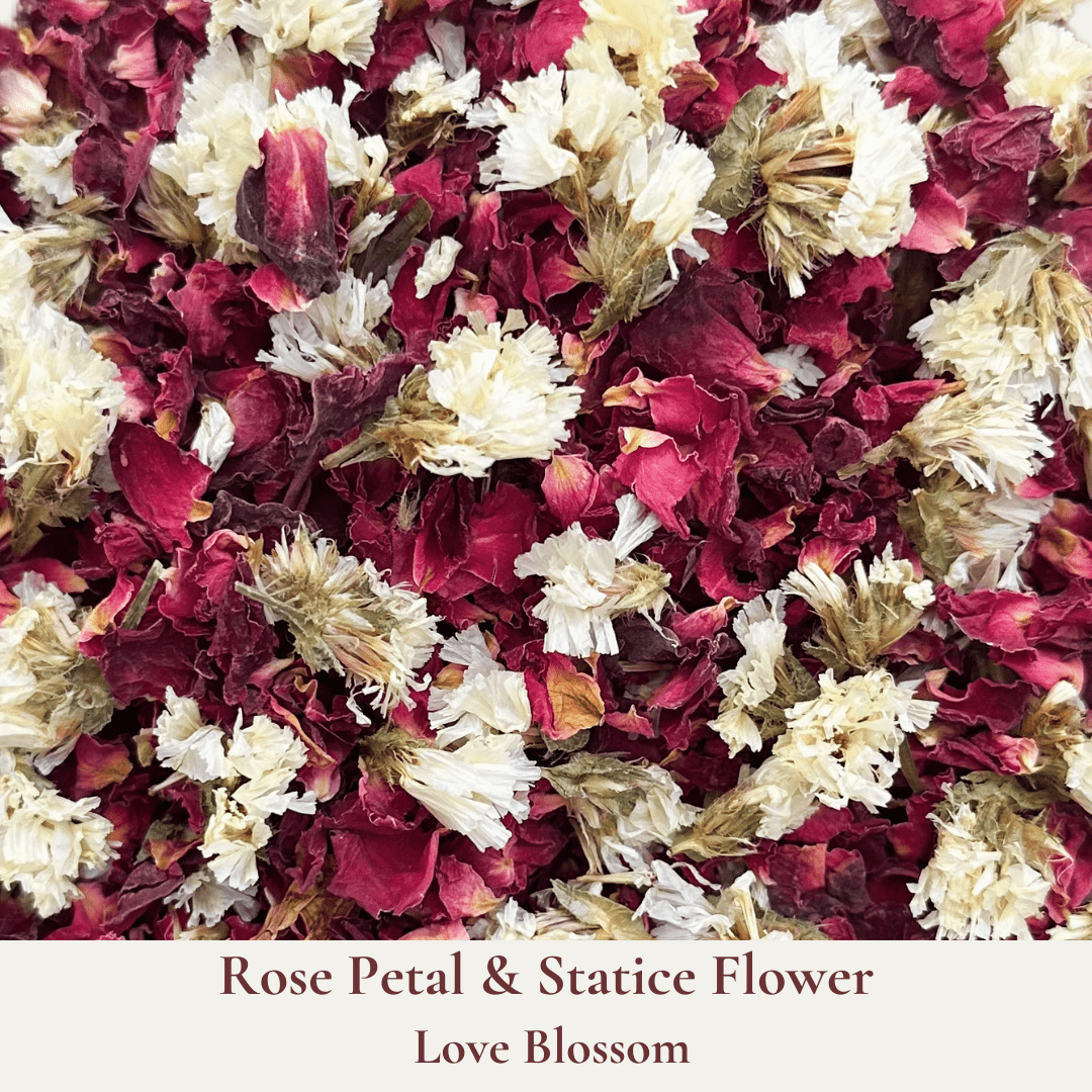 Biodegradable Confetti – Real Dried Flower Petal Wedding Confetti - Love Blossom - Dried Flower Confetti - The Sprinkle Bar