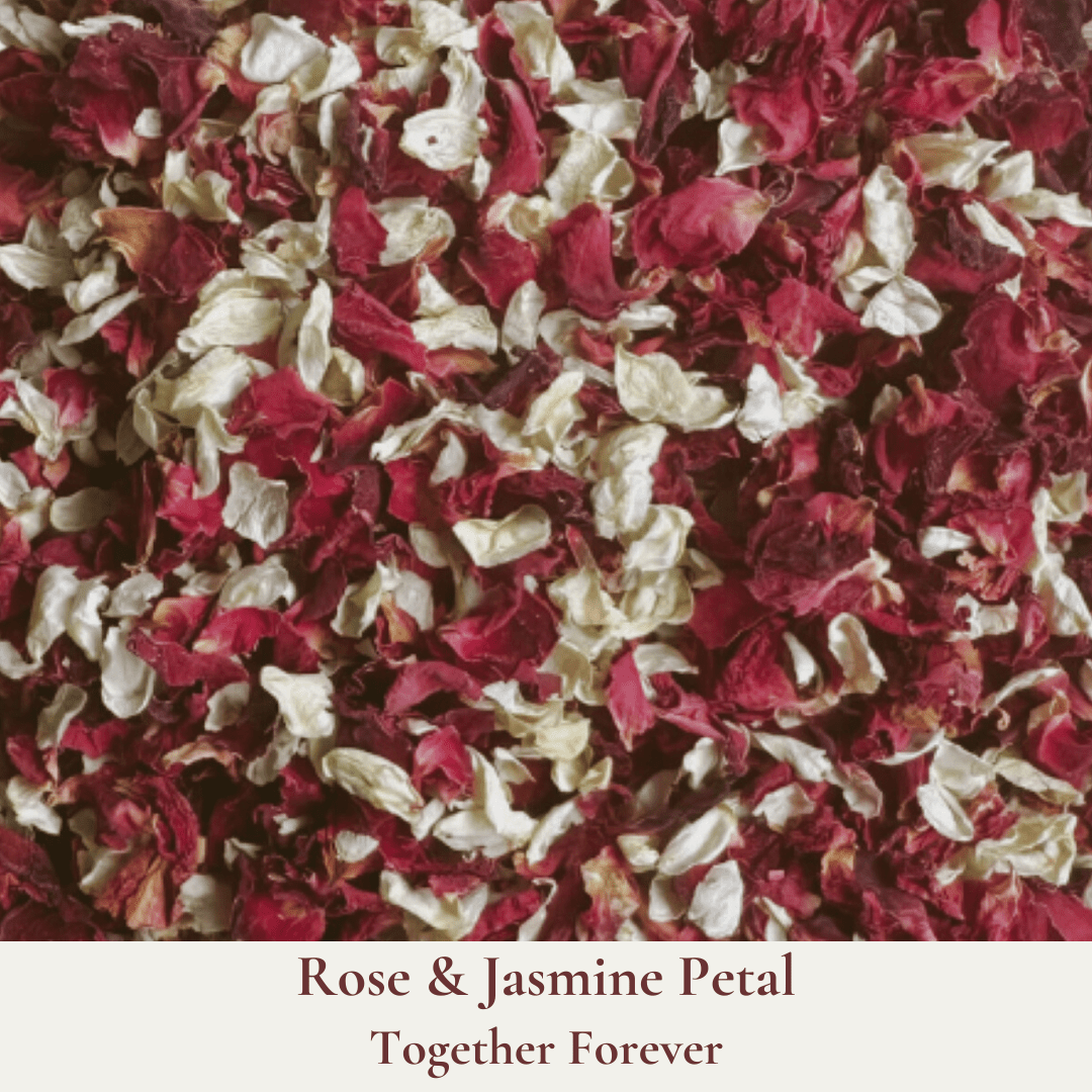 Biodegradable Confetti – Real Flower Petal Wedding Confetti - Together Fovever - Dried Flower Confetti - The Sprinkle Bar