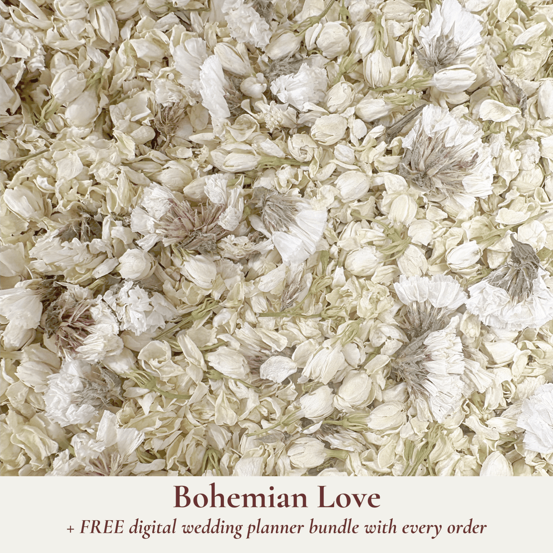 Biodegradable Wedding Confetti – Dried Flower Confetti - Bohemian Love - Dried Flower Confetti - The Sprinkle Bar