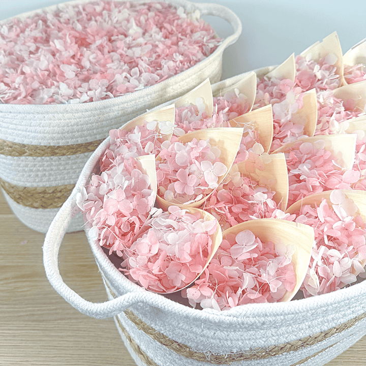 Biodegradable Wedding Confetti – Dried Flower Confetti - Hugs & Kisses - Dried Flower Confetti - The Sprinkle Bar