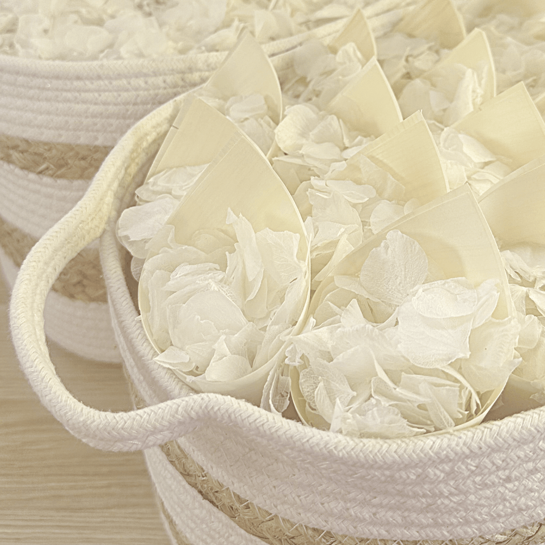 Biodegradable Wedding Confetti – Dried Flower Petal Confetti - Pure Elegance - Dried Flower Confetti - The Sprinkle Bar