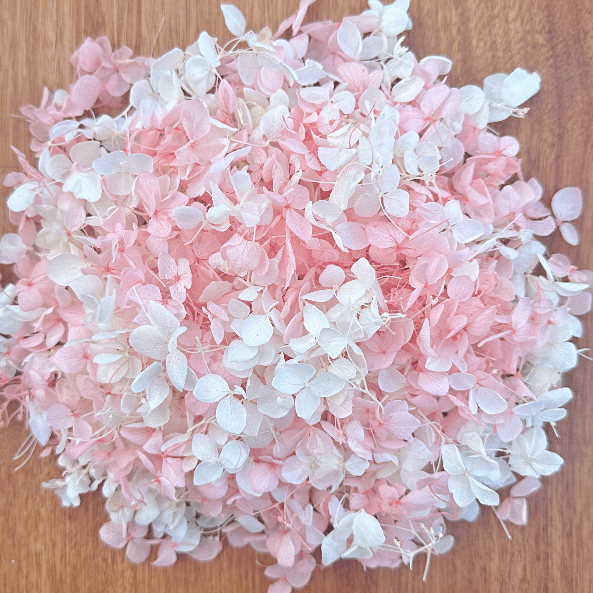 Dried Flowers Wedding Confetti – Hugs & Kisses - Flower Girl Basket Aisle Petals - Dried Flower Confetti - The Sprinkle Bar
