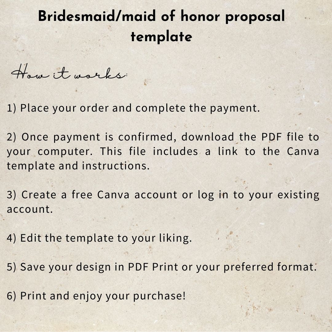 Editable Bridesmaid Proposal Card Template - Custom Photo Bridesmaid Message - Will You Be My Bridesmaid - The Sprinkle Bar