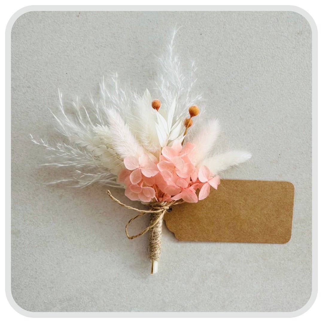 Mini Posies With Gift Tag - Bridesmaid Gift Tag - DIY Gift Topper - Bridesmaid Proposal - Dried Flowers - The Sprinkle Bar
