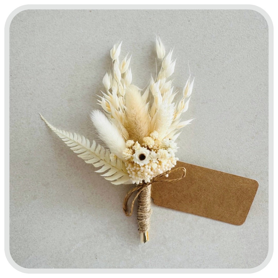Mini Posies With Gift Tag - Bridesmaid Gift Tag - DIY Gift Topper - Bridesmaid Proposal - Dried Flowers - The Sprinkle Bar