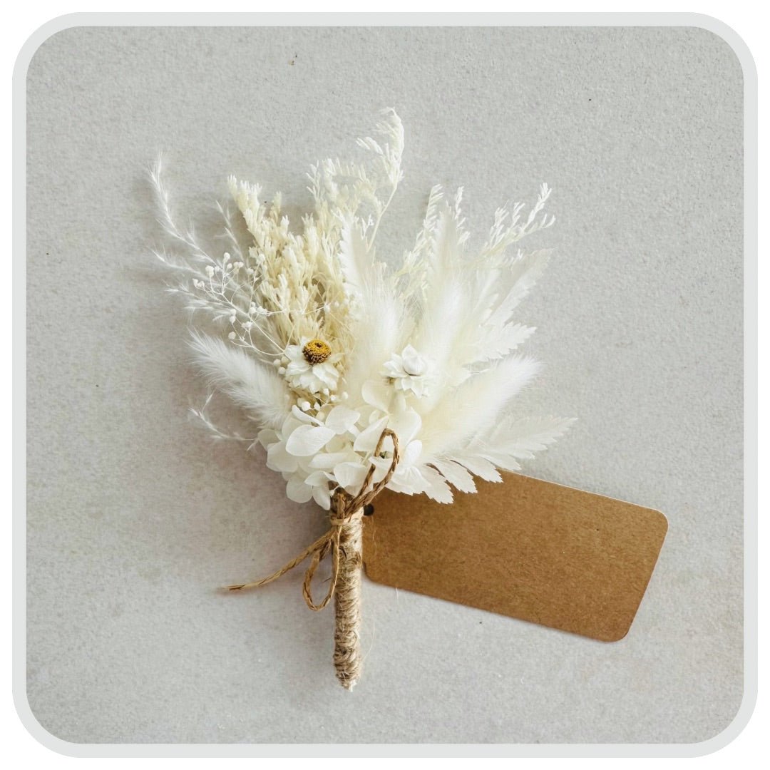 Mini Posies With Gift Tag - Bridesmaid Gift Tag - DIY Gift Topper - Bridesmaid Proposal - Dried Flowers - The Sprinkle Bar