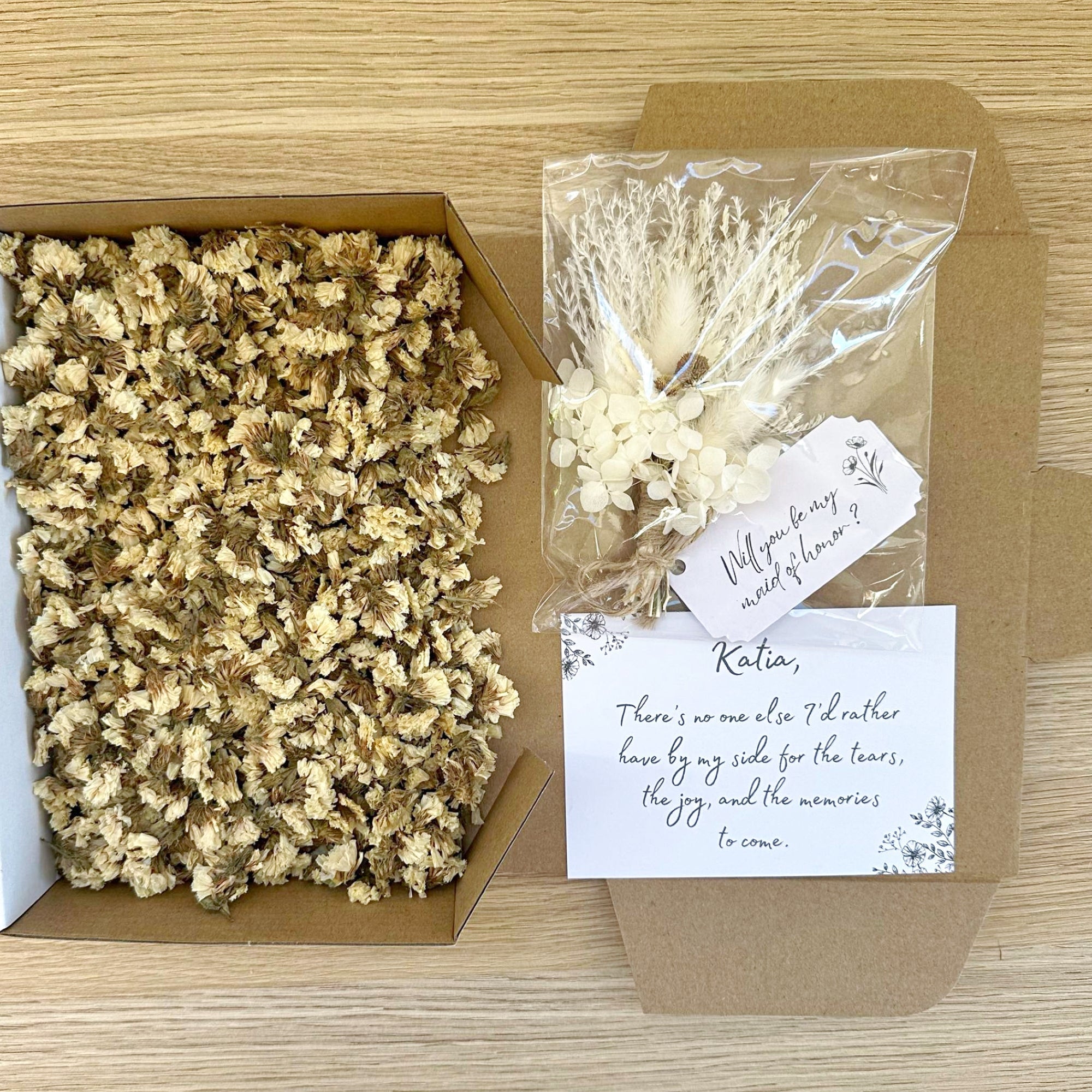 Personalised Message Bridesmaid Gift Box - Will You Be My Bridesmaid Gift - Boho Bridesmaid Proposal - The Sprinkle Bar