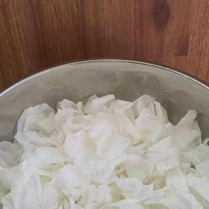 Biodegradable Confetti – video White Rose Petal Wedding Confetti - Timeless Love - Dried Flower Confetti - The Sprinkle Bar